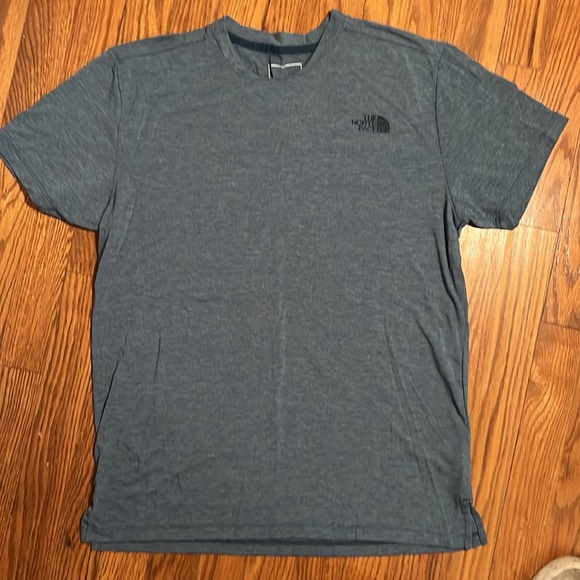 North Face Heather blue/grey Evolution Tee - Picture 2 of 6